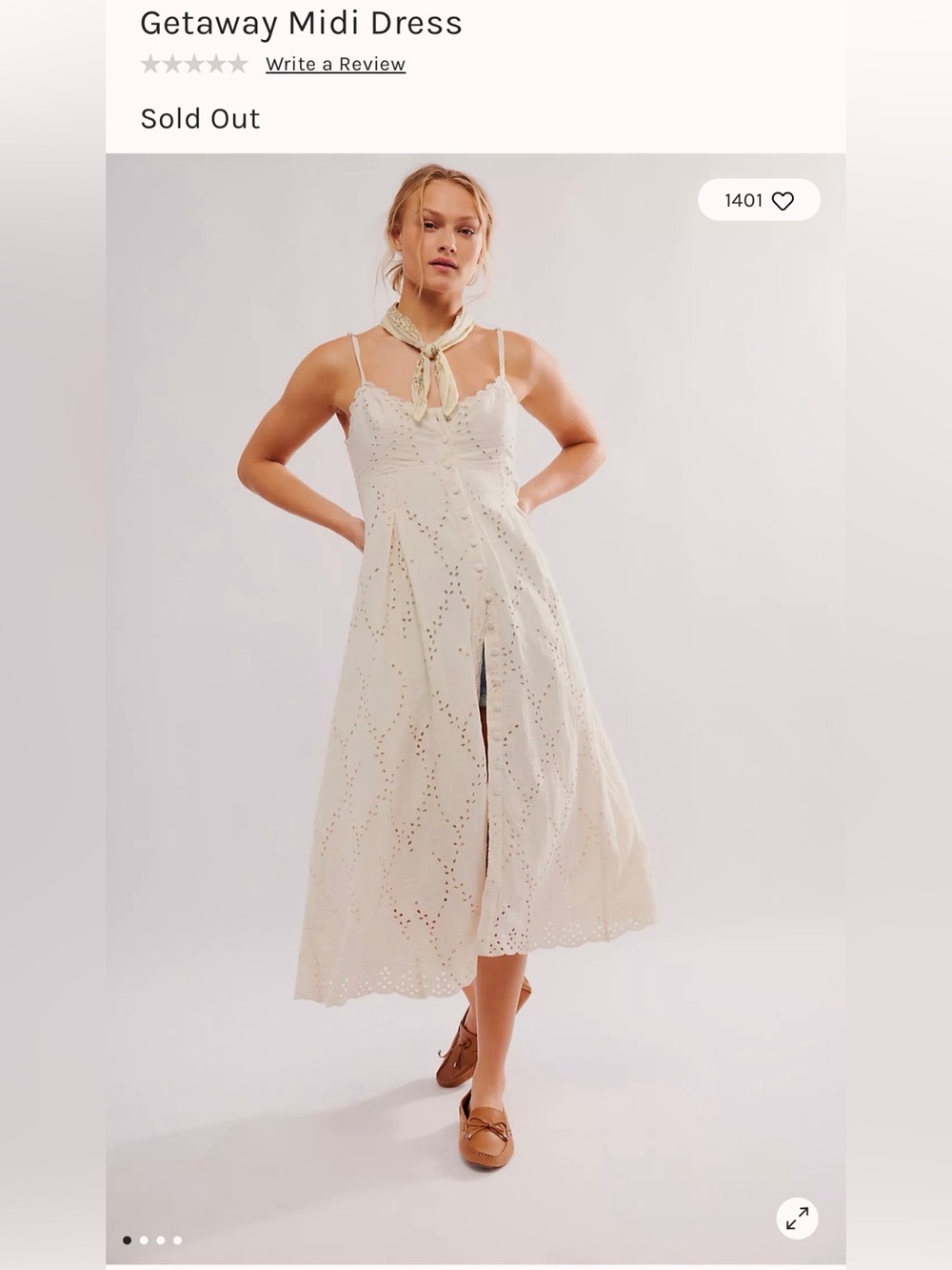 Getaway midi dress